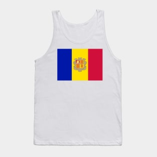 Flag of Andorra Tank Top